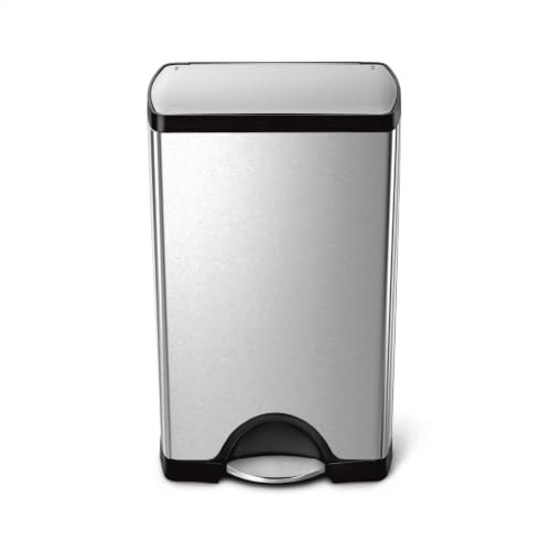 Simplehuman 38 Liter / 10 Gallon Rectangular Kitchen Step Trash Can