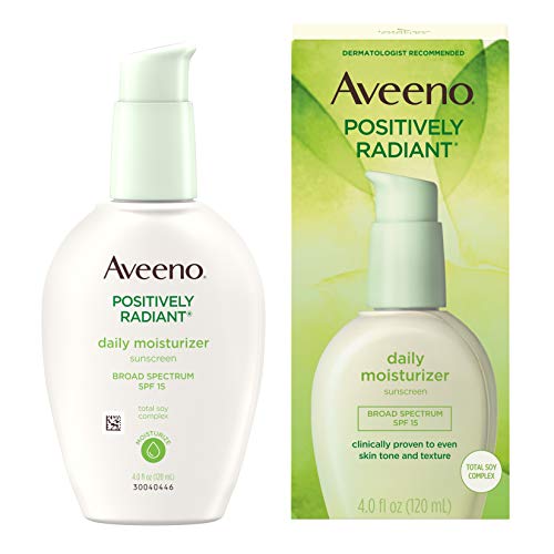 Aveeno Positively Radiant Lotion + Sunscreen 30 SPF