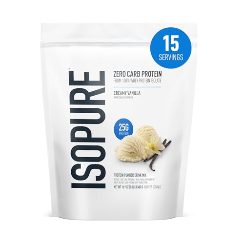 Isopure Creamy Vanilla Whey Isolate Protein Powder